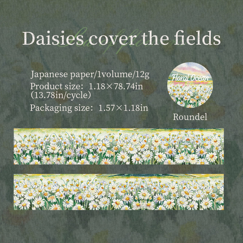 Floral Sea Washi Tape