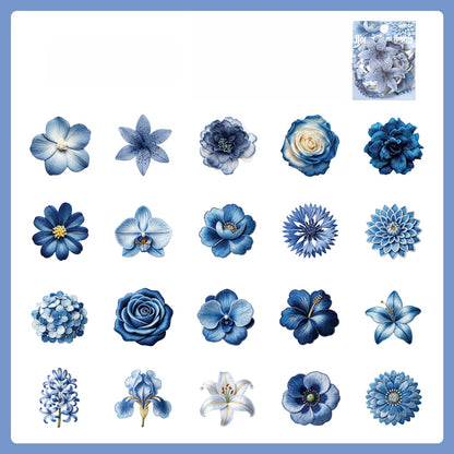 Woven Floral Omnia Stickers