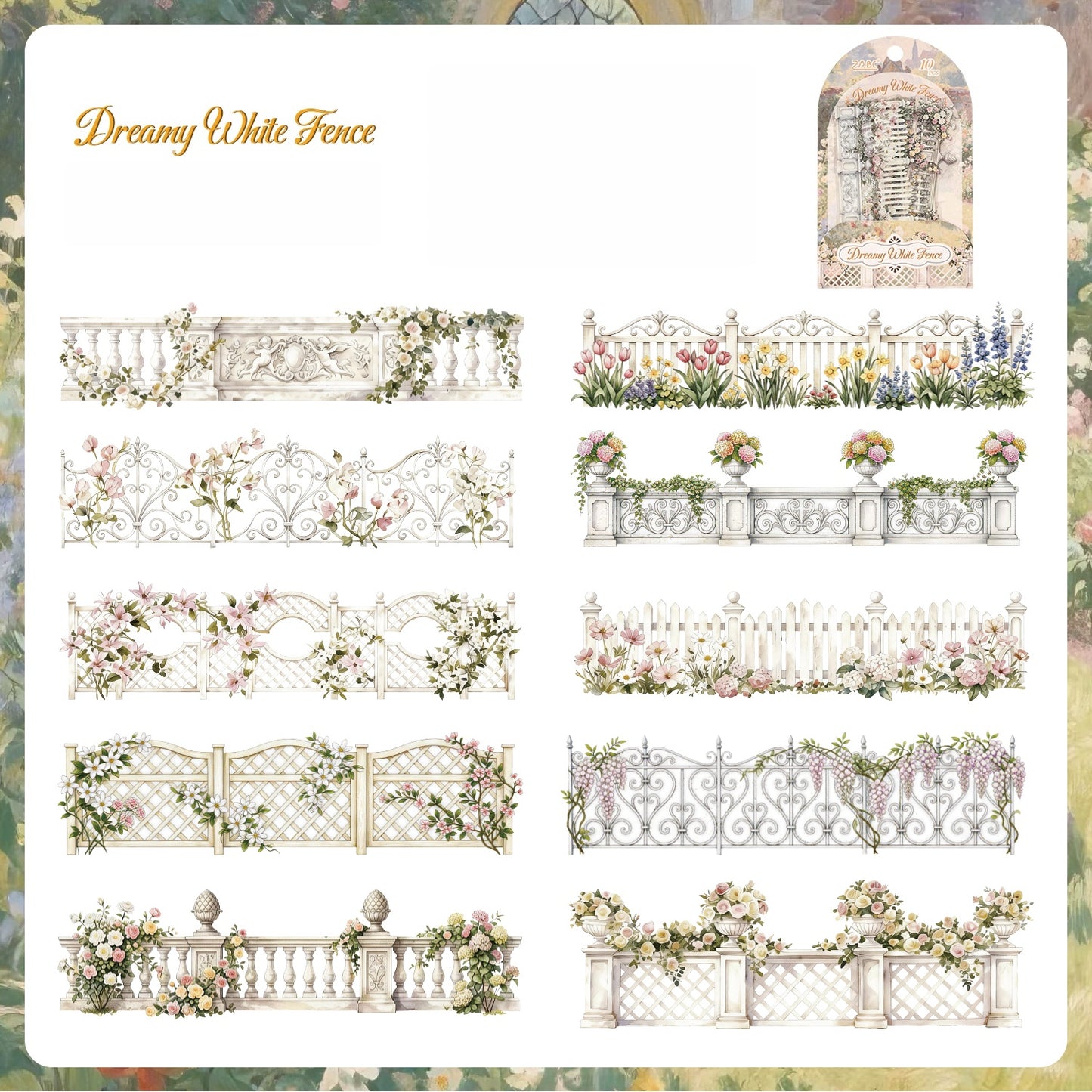 Garden Fence Sticker