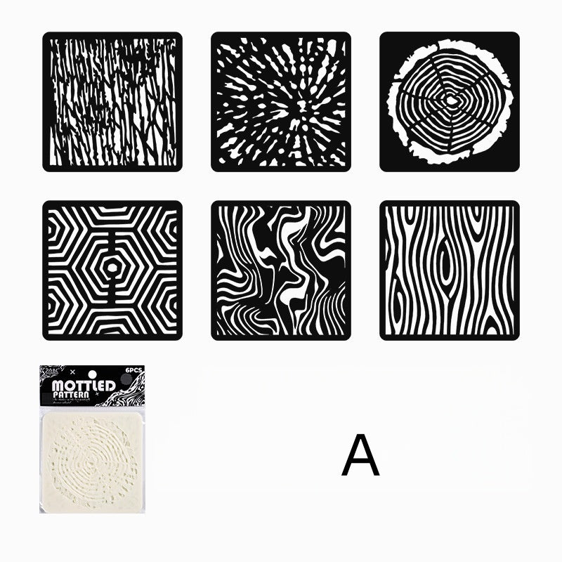 Texture-themed Painting Stencils