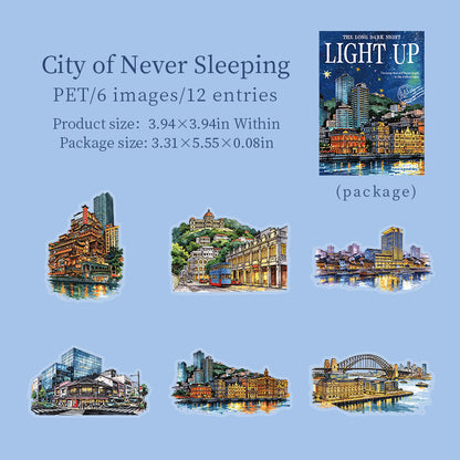 Light Up the Long Night Stickers