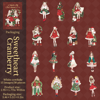 Wonderful Christmas Eve Stickers