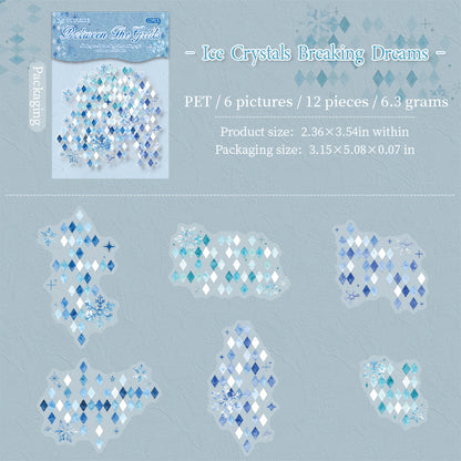 Watercolor Mosaic Stickers