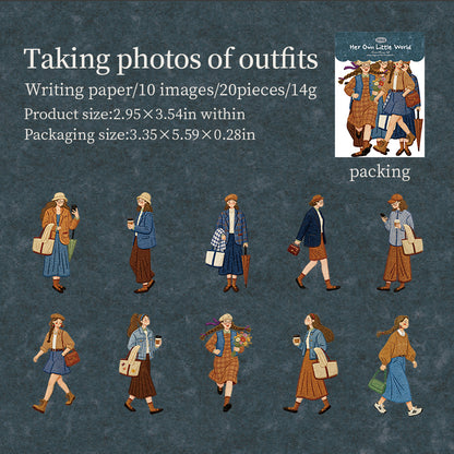 Her Little World Stickers