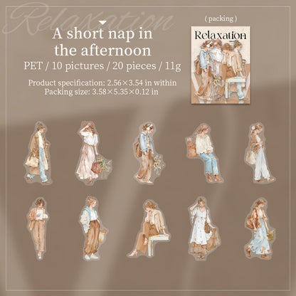 Relaxation Vibes Stickers