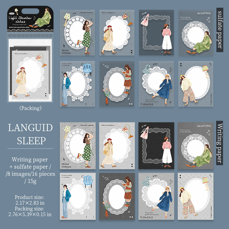 Dreamy Sleep Scribbles Stickers