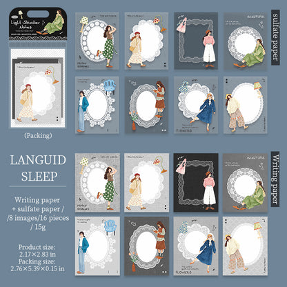 Dreamy Sleep Scribbles Stickers