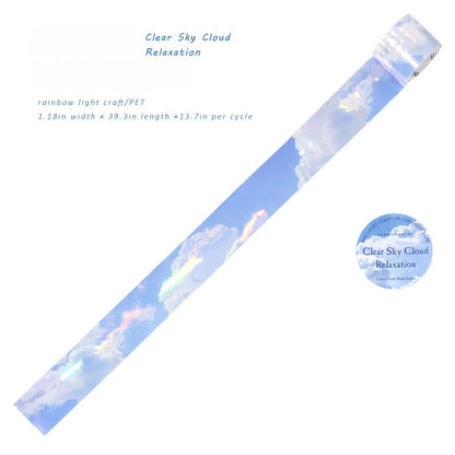 Heart of Colorful Clouds Tape