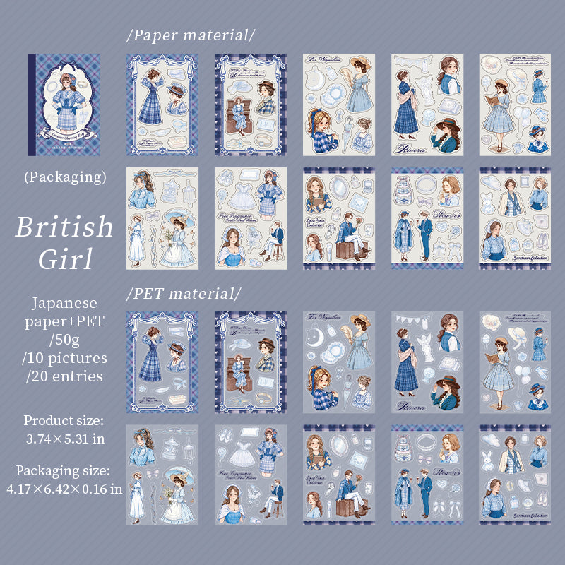 Encounter Charming Lady Sticker Book