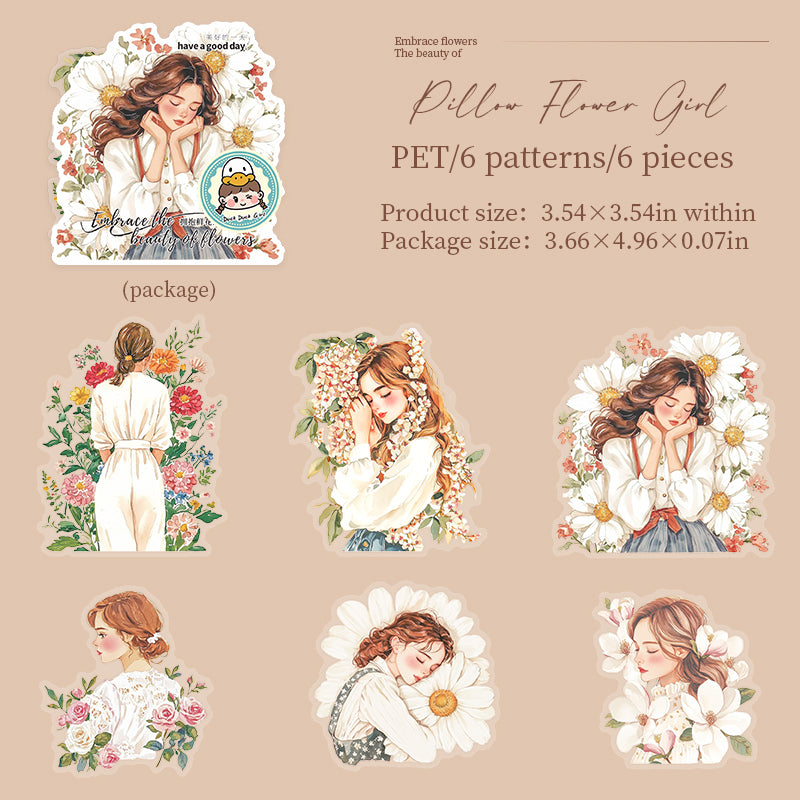 Embrace the beauty of flowers sticker