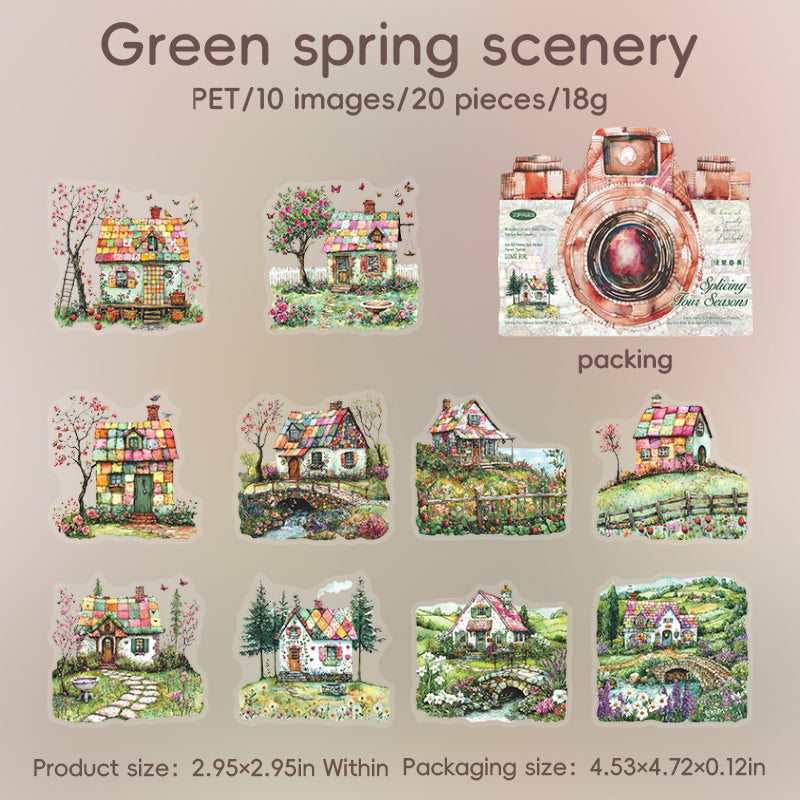 Seasons Collage Stickers