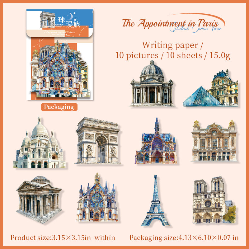 Global Comic Tour stickers