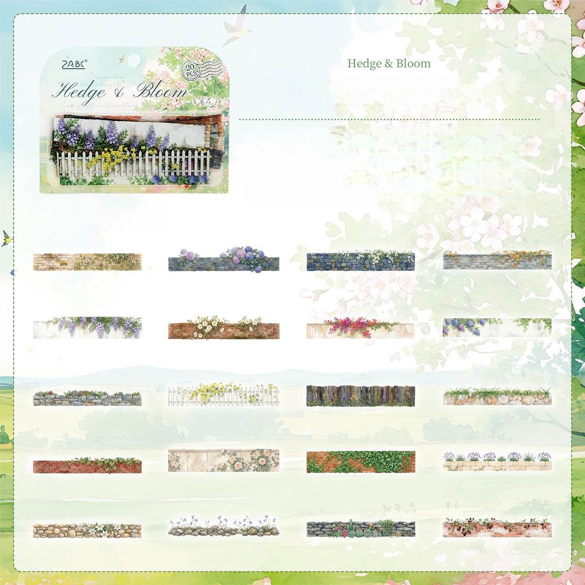 Floral Wall Whispers Stickers