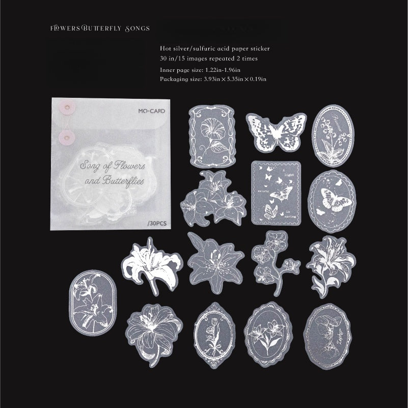 Silver Casket Secret Pact Stickers