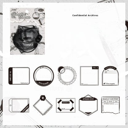 Archive Frame Words Stickers