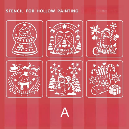 Christmas Journal Painting Stencils