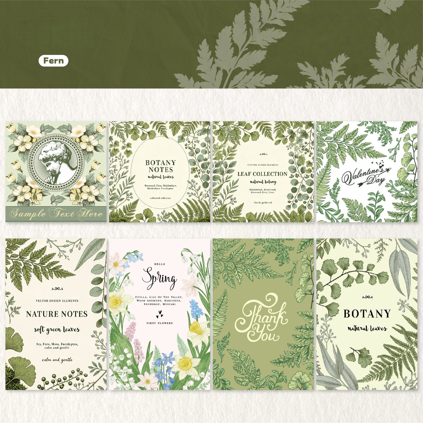 Floral Botanical Vellum Papers