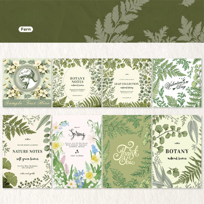 Floral Botanical Vellum Papers