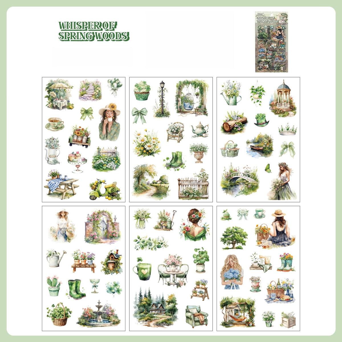 Four Seasons Journey Stickers