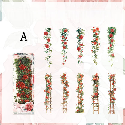 Tangled Vines Blossoms Stickers