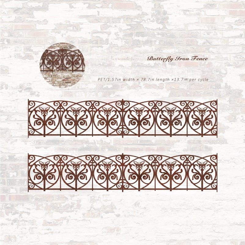 Ornate Iron Fence Tape