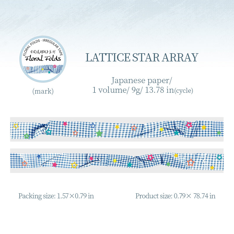 Floral Ruffles Washi Tape