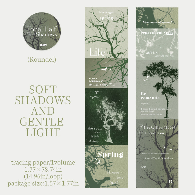 Halftone Light and Shadow Tape