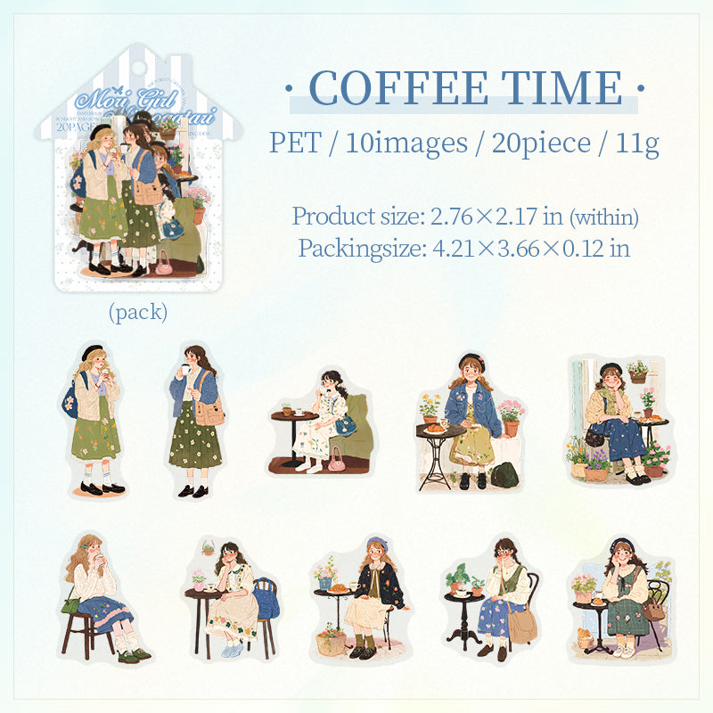 Forest Girl Tale Stickers