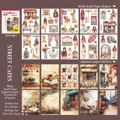 Cafe Story Sticker Book