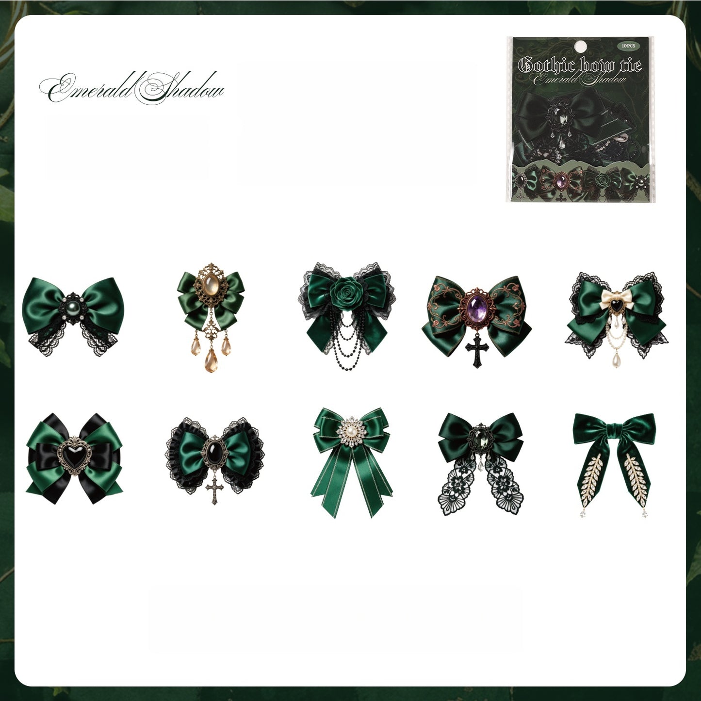 Gothic Bow Tie Stickers