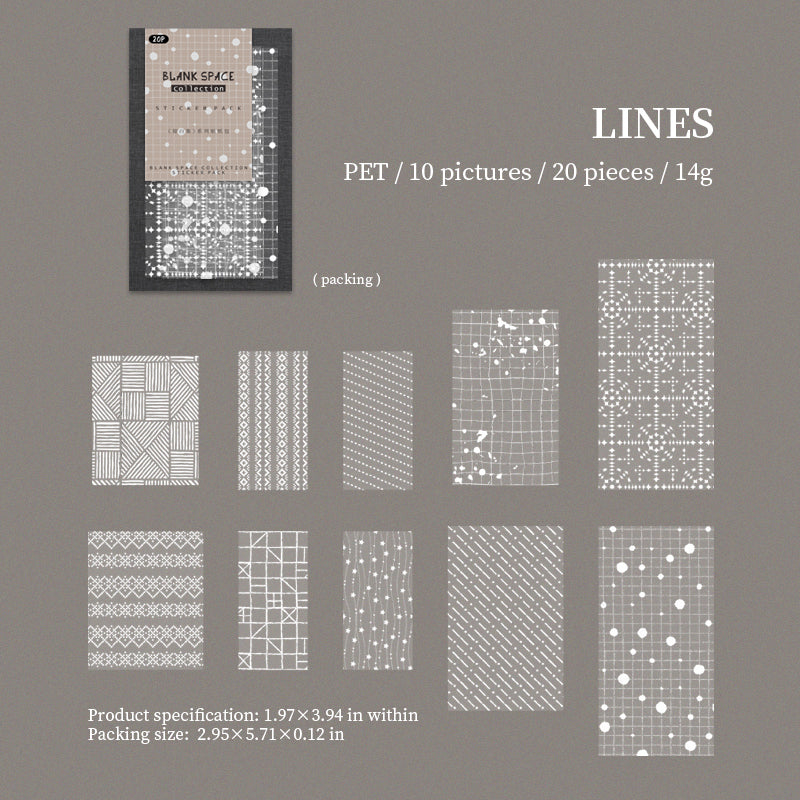 Blank Space Collection Stickers