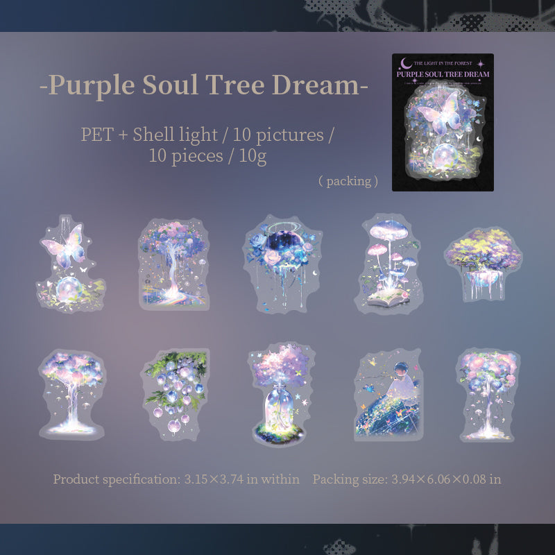 Light in the Forest Stickers