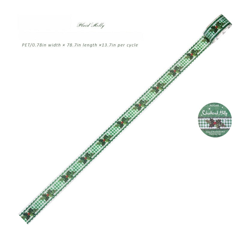 Christmas Crochet Tape Roll