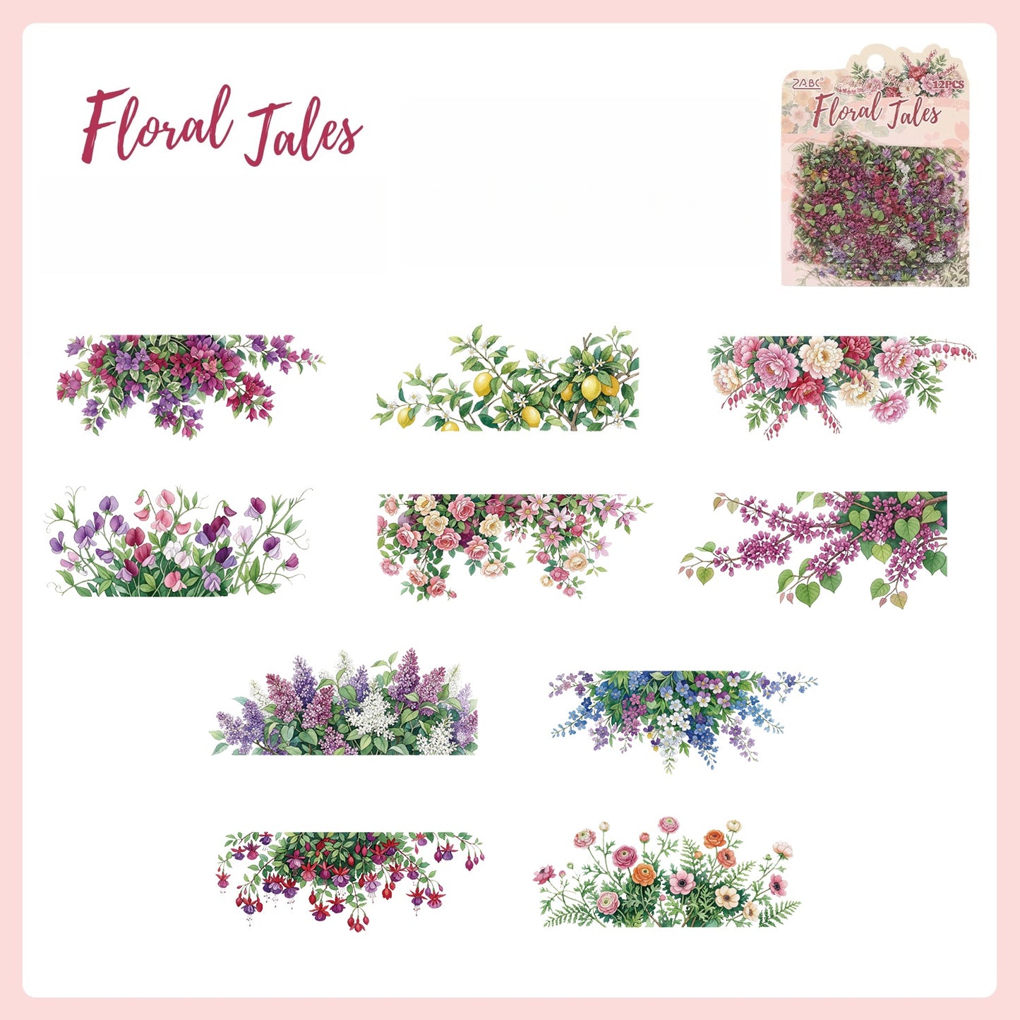 Floral Scene Builder Stickers