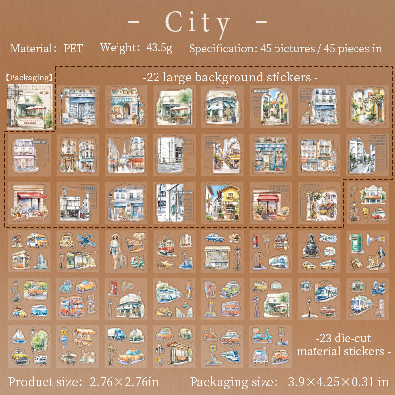 City Garden Stickers