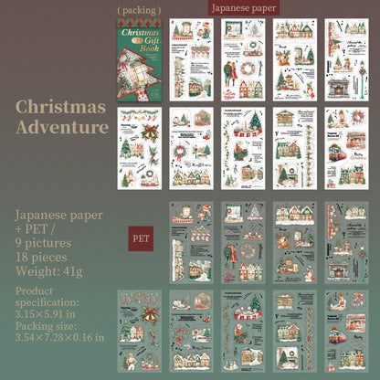 Christmas Gift Book sticker pack