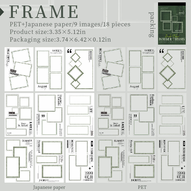Border Theory Sticker Book