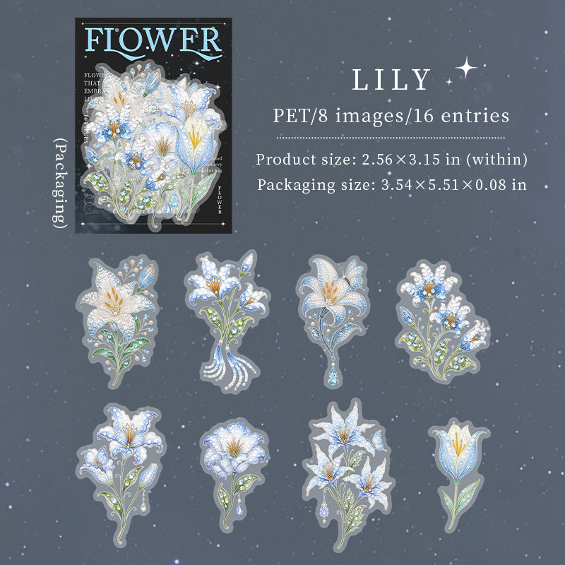 Flowers That Brighten Life Stickers