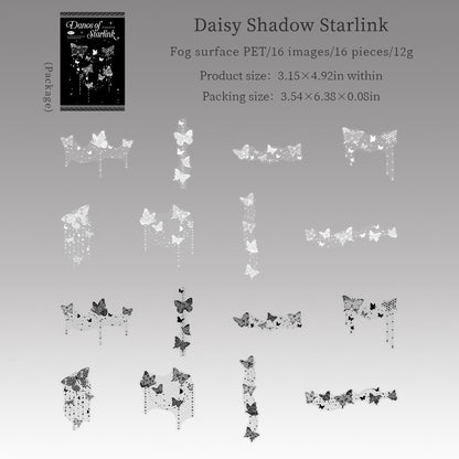 Dancing Star Chain Stickers