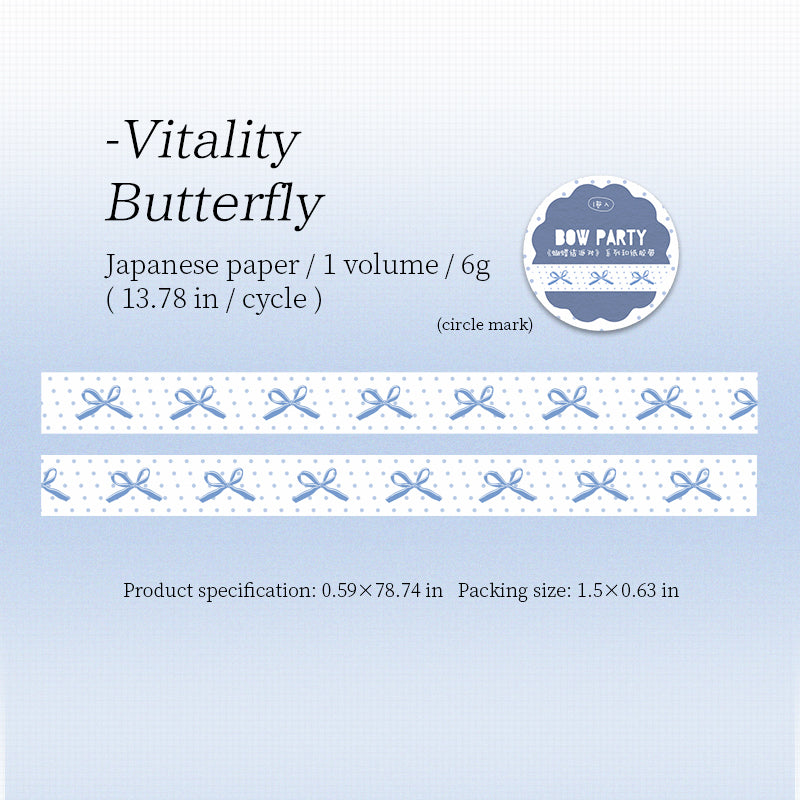 Bow Party Washi Tape