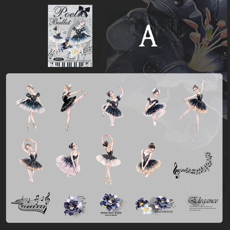 Ballet Monologue Stickers