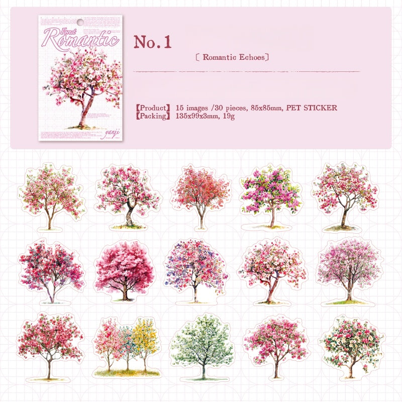 Romantic Forest Stickers