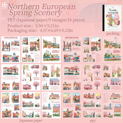 Nordic Seasons Sticker Book