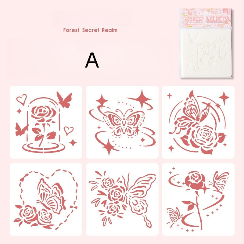 Forest Garden Painting Stencils