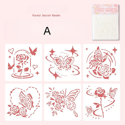 Forest Garden Painting Stencils