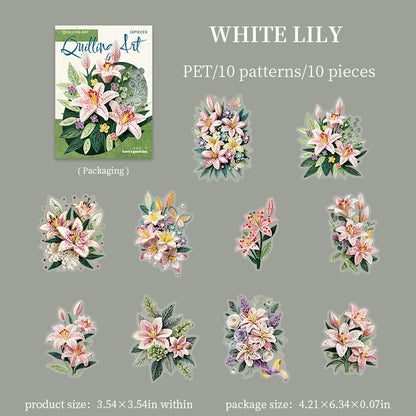 Realistic Floral Stickers