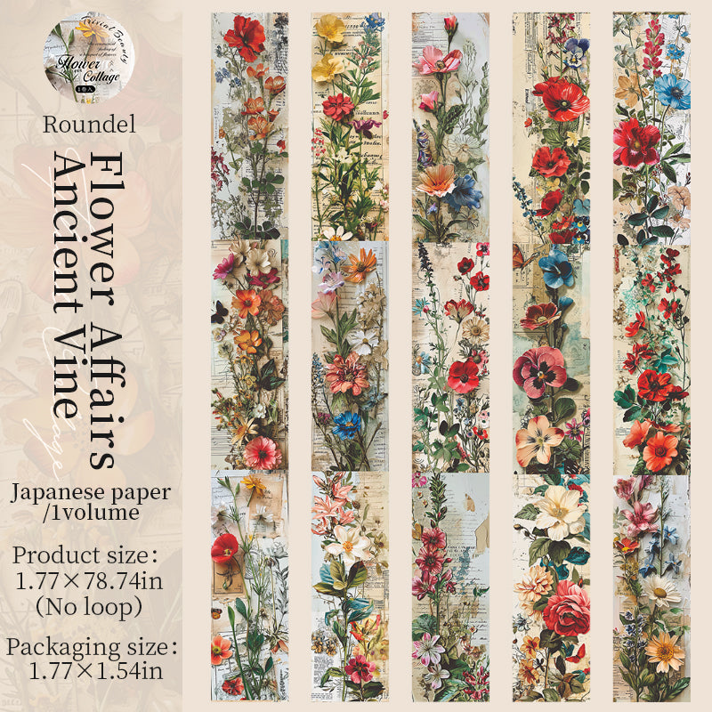 Floral Whispers Washi Tape