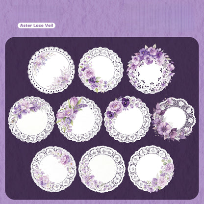 Lace Floral Stickers
