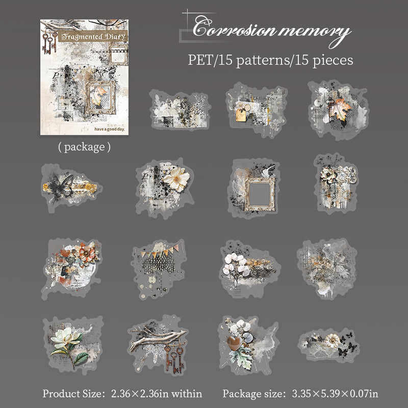 Fragmented Diary Stickers