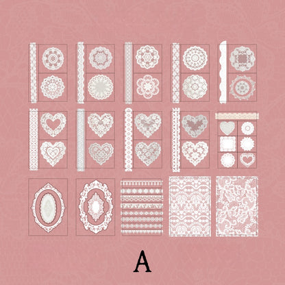Lace Whispers Stickers